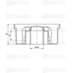 Slika Kanalizacioni slivnik f40 vertikalni-Isaflex 7168